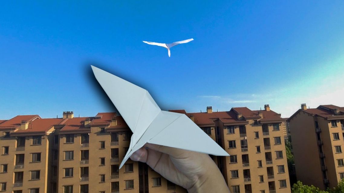 可以转圈的纸飞机，可以转圈的纸飞机怎么折